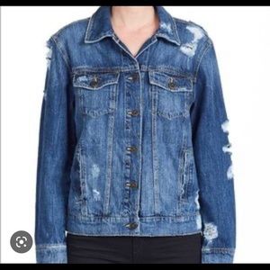 Unpublished distressed denim jacket